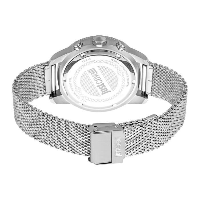 Uhr - JUST CAVALLI - JC1G215M0045 - Quarz - Edelstahl - Milanaise-Armband - Silber
