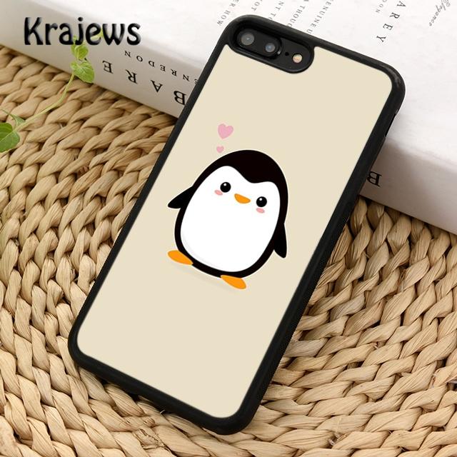 

Krajews ПИНГВИН Мягкий чехол для телефона для iPhone 17 Air 16 15 14 plus 11 12 13 pro ma coque Оболочка Fundas iPhone 13