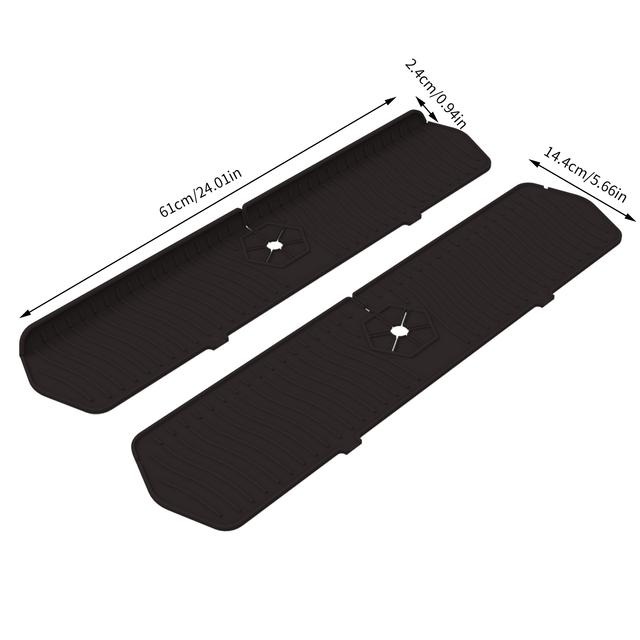 Silicone Pad Solid Color Clean Sanitary Faucet Kitchen Sink Splash Pad Irregular Drainage Tools Household Tools