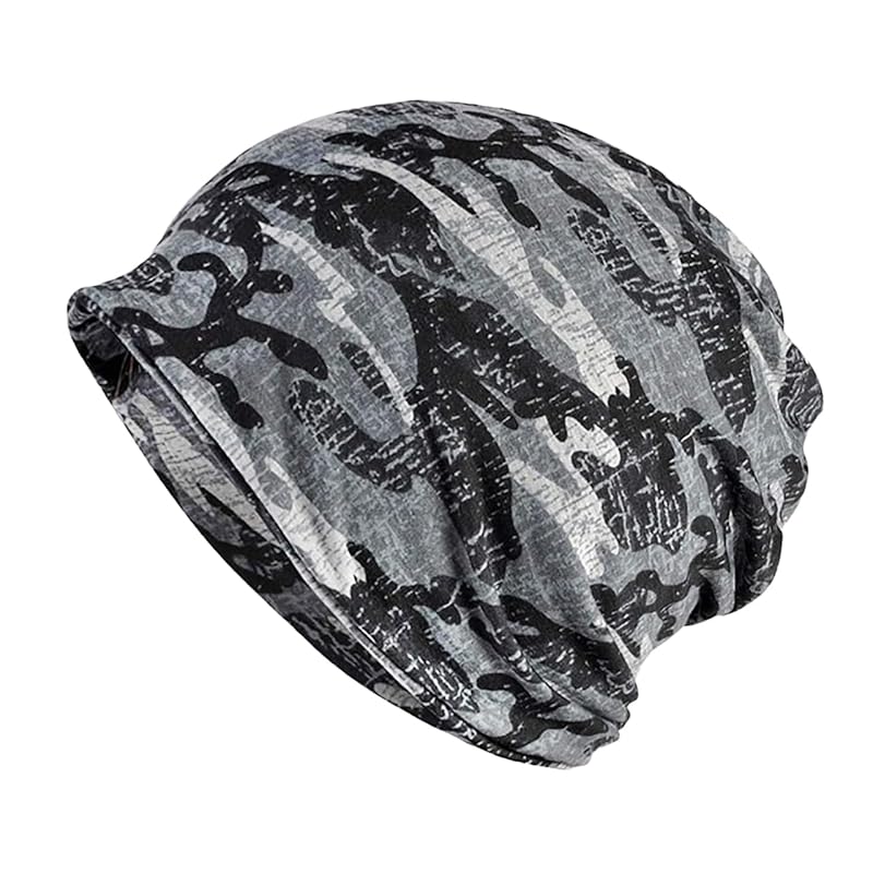 

[Buzz selection] knit hat hat cap neck warmer camouflage military brushed lining autumn/winter men s CAP755 (gray)