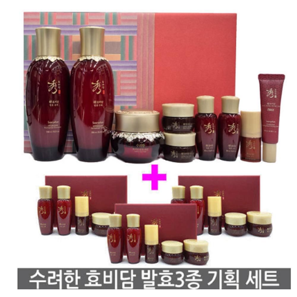 Sooryehan Hyobidam Fermented набор из 3 предметов / Дорожный набор из 5 видов x 3 набора, 1 набор