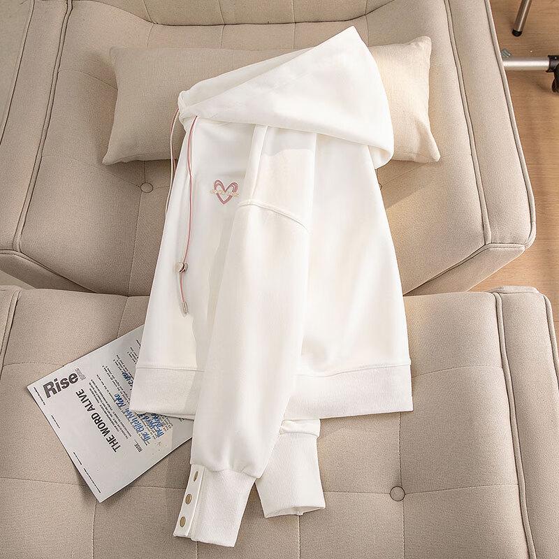 

Women s Academy Style Loose Fit Hooded Sweatshirt One Size