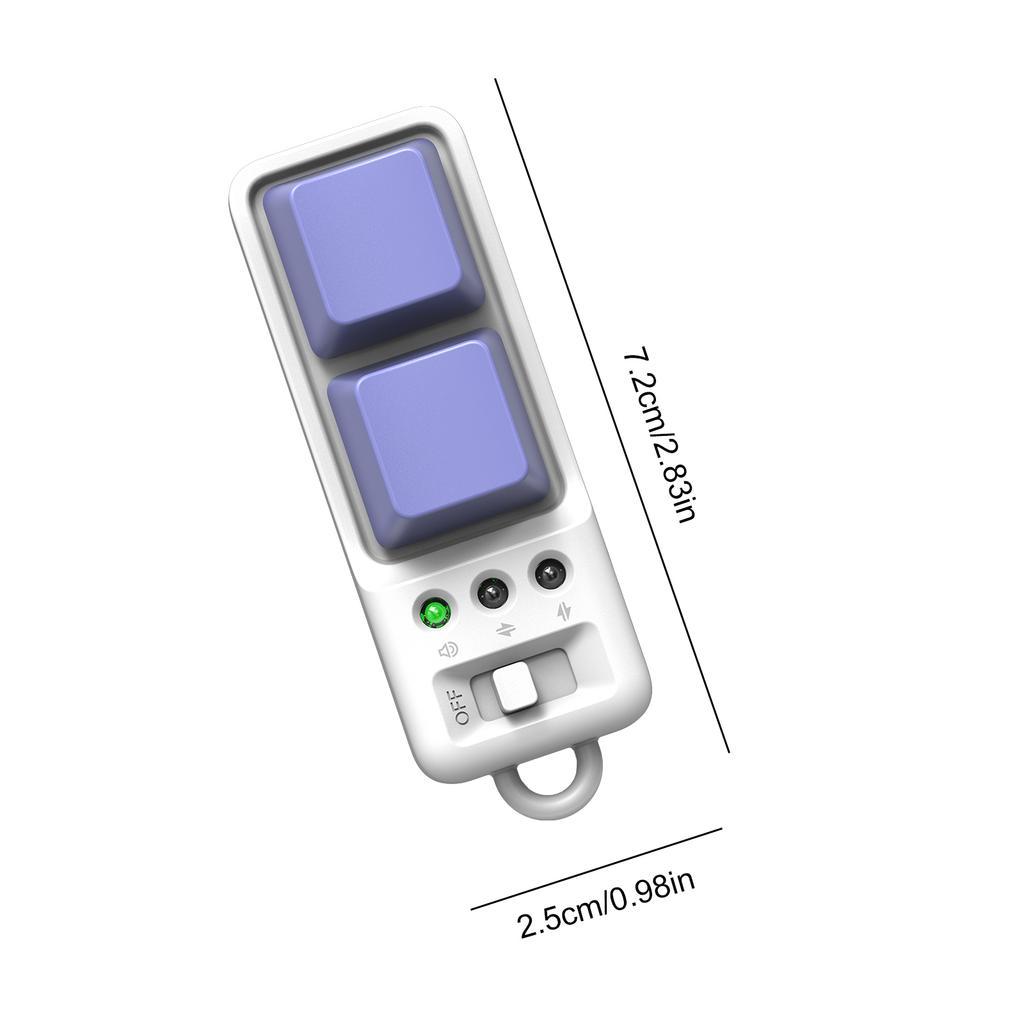Keypad Dual Button E-book Page Turner for Tablet Mobile Phone Smart Fingertip Ring Bluetooth Remote Control for Android, iPhone