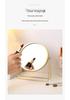 Special Edition High-End Desktop Makeup Mirror - Elegant Round Design for Dressing Tables, Bedrooms, and Dorms