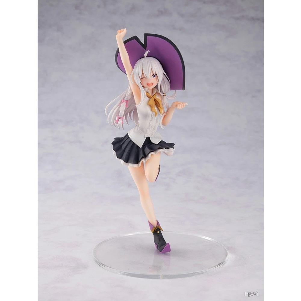 16CM Anime THE JOURNRY OF ELAINA Elaina Figure Energetic Girl Cute Animation Model Toys Gifts Collection Decoration  PVC