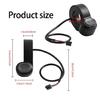 Scooters Handlebars Turn Signals Switches Durability Quickly Install Turn Light for Rainproofed Outdoor Cycling