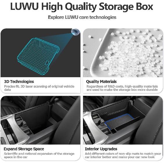 Organizator consolă centrală pentru Ford Edge 2023 2024, cutie de depozitare cotiera Ford Edge 2024, organizator cotiera Ford Edge 2021-2024, tavă de inserare cotiera consolă