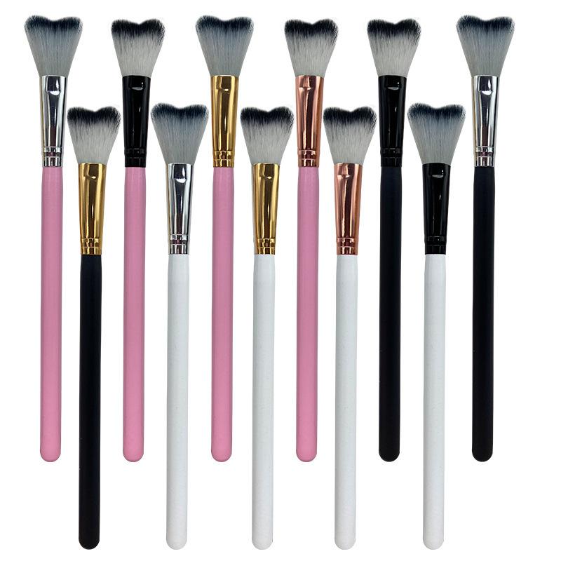 1 Pcs Lash Shampoo Curved Brush For Eyelash Extension Cleansing Soft Makeup Removal Bath Swoop Brush Tools