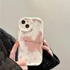 Butterfly Painting Wave Case for iPhone 16 E 15 Pro Max 14 13 12 Mini 11 Pro Max XS X 8 7 Plus Silicone Shockproof Covers Funda
