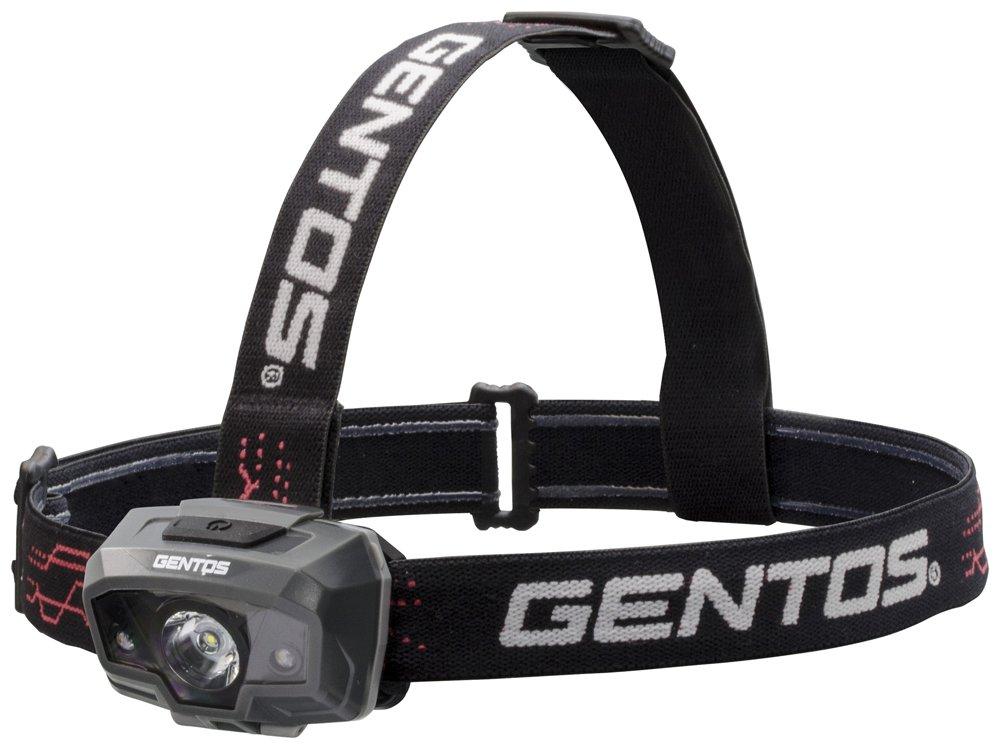 

GENTOS LED Headlight 230 Lumens Practical Lighting Time 5 Hours Equipped with 2 Red Sub Uses 3 AAA Batteries ComBreaker ANSI Standard Compliant