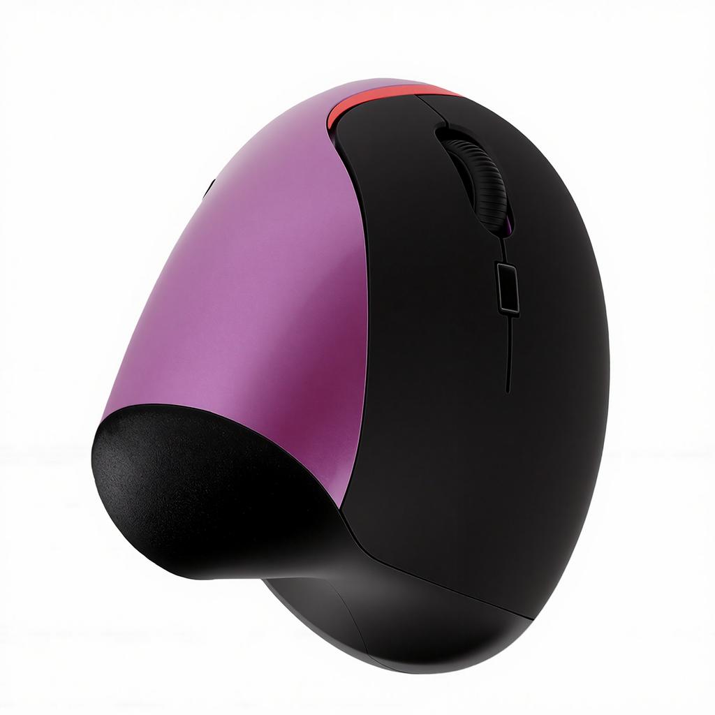 Wireless Vertical Mouse 2.4GHz Rechargeable 6 Buttons 800 1200 1600 DPI Optical Ergonomic Mouse for PC Laptop Computer