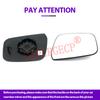 Door Wing Mirror Glass Heated Left Right Side Rearview Mirror Heating Accessories for Nissan Navara NP300 Pathfinder R51 05-13