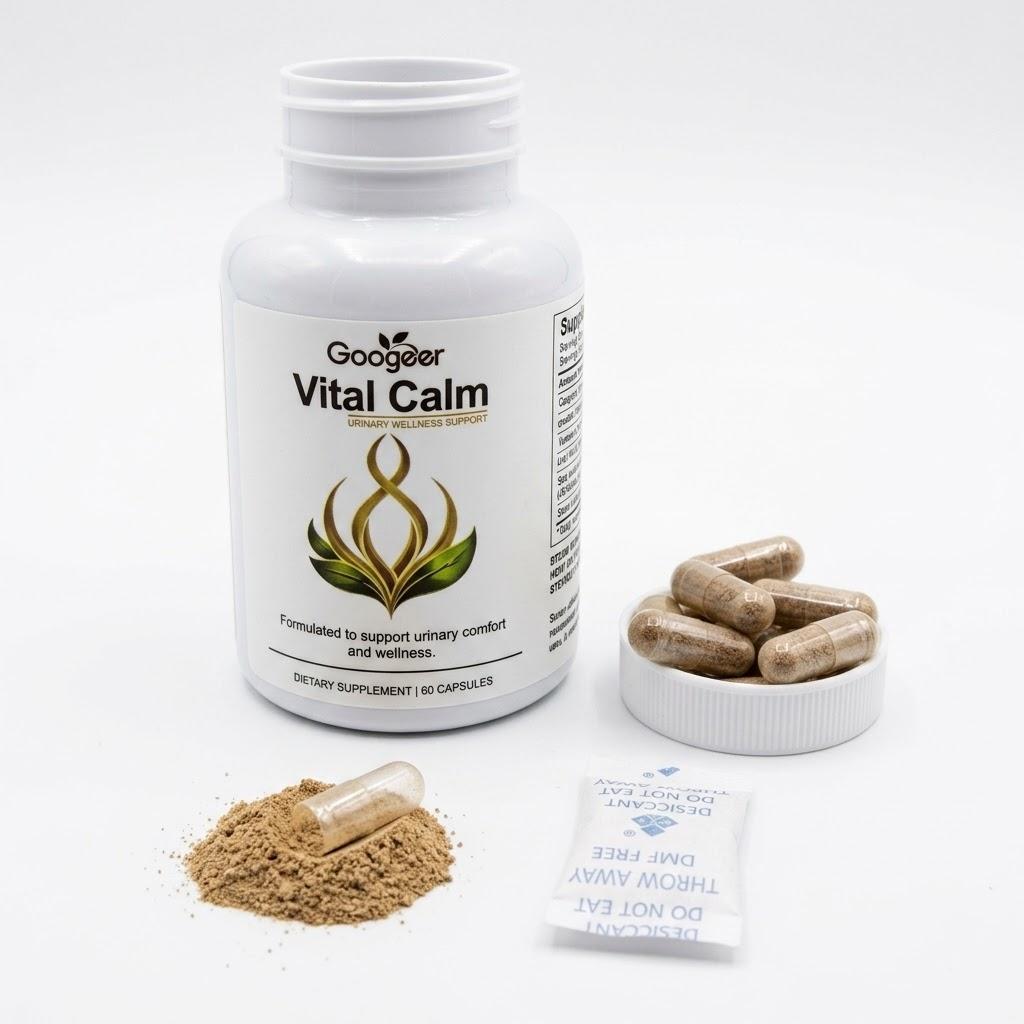 Googeer Vital Calm – Cranberry & Kürbiskern-Formel, 60 Kapseln 1pack