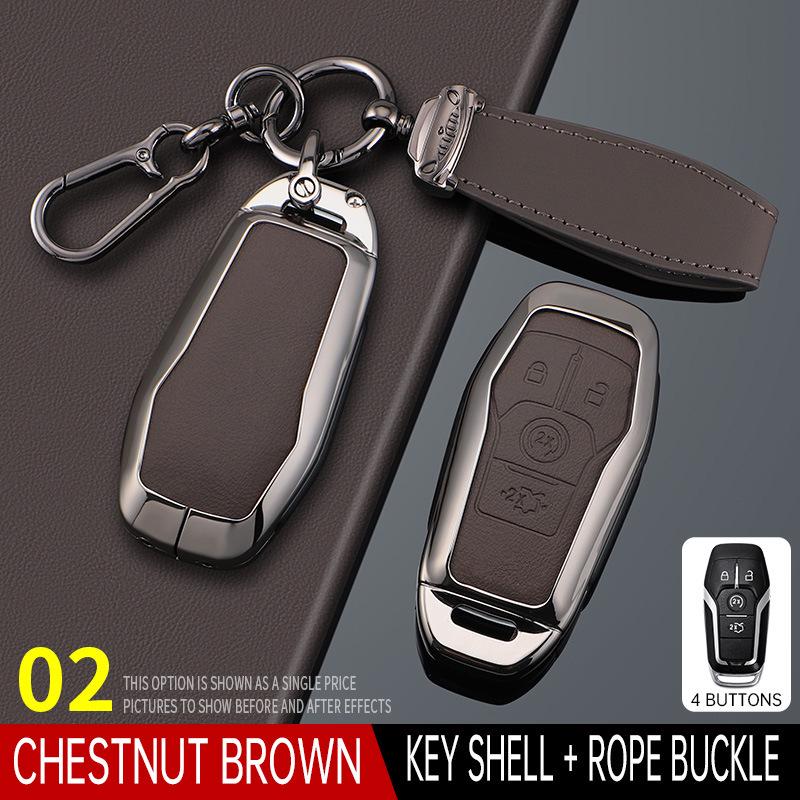 Key Cover Shell for 2015-2018 Ford Taurus, Mustang, Raptor, F150, Explorer