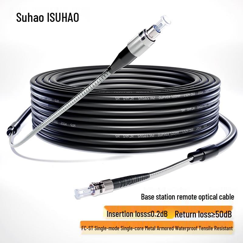 

Outdoor Field Armored Single-mode FC-ST Fiber Patch Cable