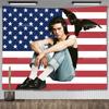 Conan Grays Ameircan Flag Tapestry Y Pop Singer Wall Hanging Tapestry Aesthetic Room Decor Wallpapers Home And Garden Banners