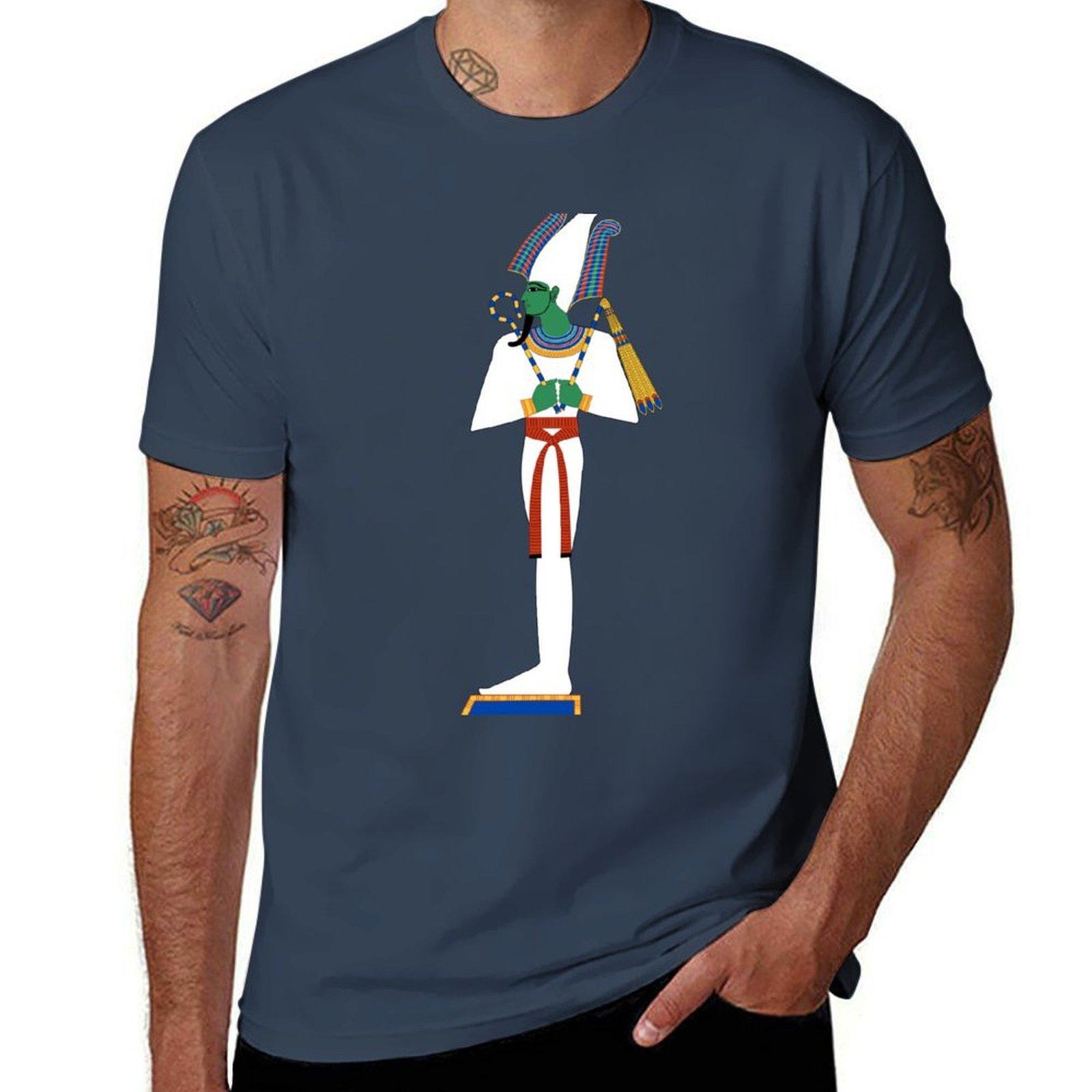 Egyptian God Of The Underworld Osiris Tshirt Graphic Print Short Sleeve Tshirt S