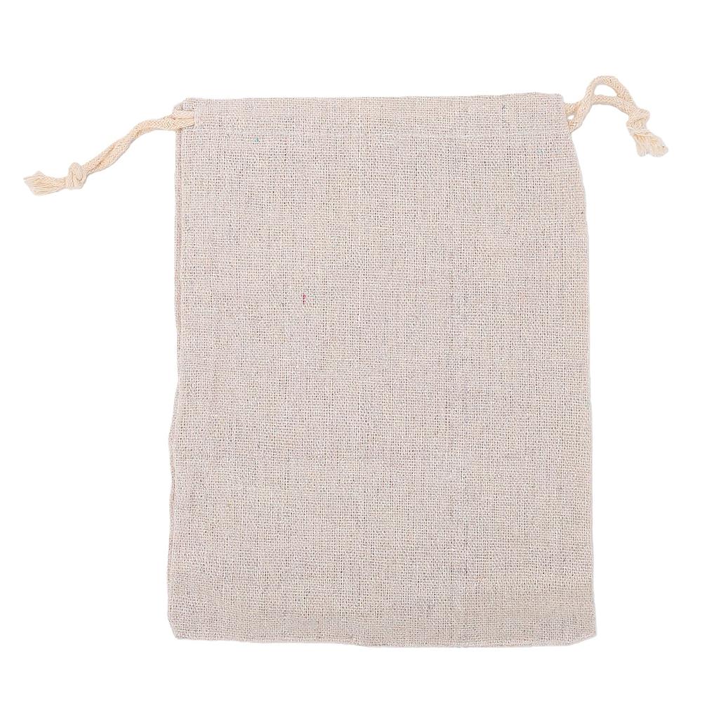20PCS Cotton Fabric Drawstring Storage Bag 15x20cm Jewelry Packing Sack for Art Gift Storage