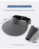Women's UV Protection Visor Hat with Face Covering and Large Brim