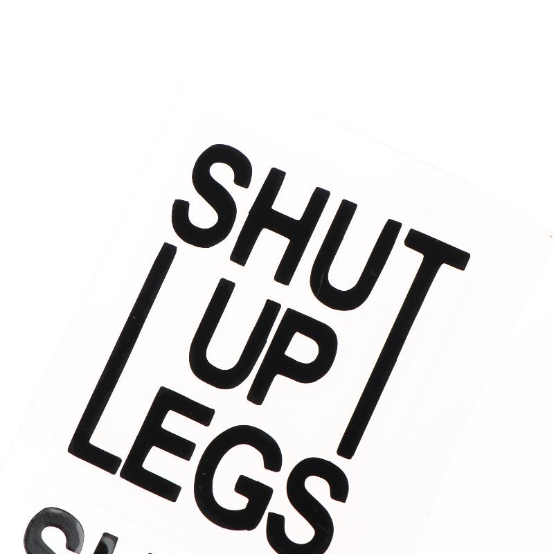 2Pcs Bicycle Frame Top Tube Stickers Shut Up Legs Bike Sticker Waterproof Vinyl Decal Decoration For Mtb Bike Accessories