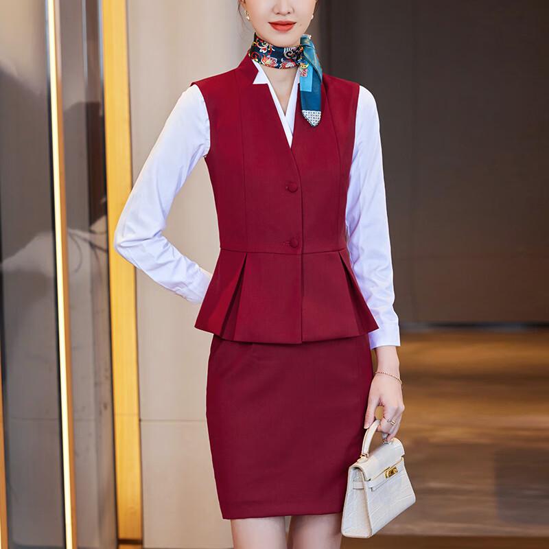Women's Professional Waistcoat 3-Piece Set