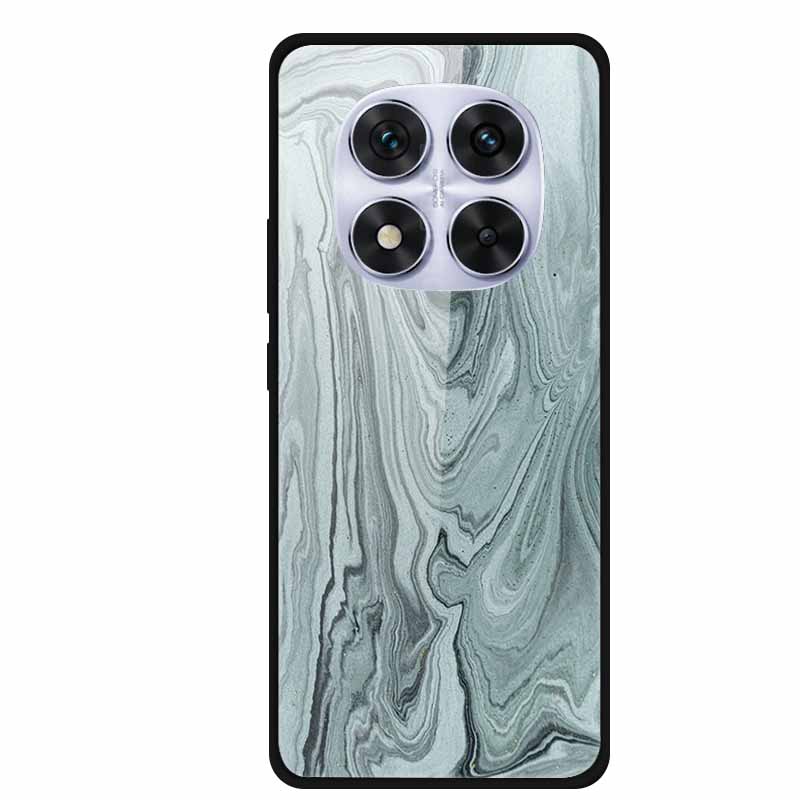 Tempered Glass Case For Xiaomi Redmi Note 14 Pro 5G Back Cover PC Hard Shockproof Cases Beer Marble Texture Cool Fashion Funda