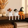 Haunted House Theme Decorations 3D Printed Halloween Decoration, Cute Ghost Pumpkin Figurine with Collectible Table Decor Movable Joints for