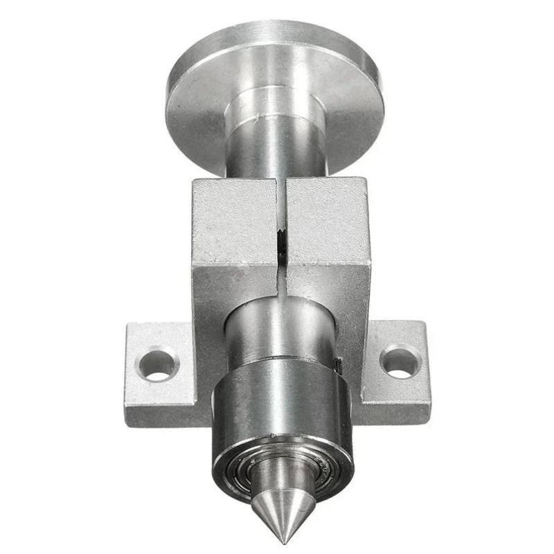 1 Set Adjustable Double Bearing Live Center Revolving DIY Accessory Wrench Mini LatheThimble Drilling Tailstock Tool