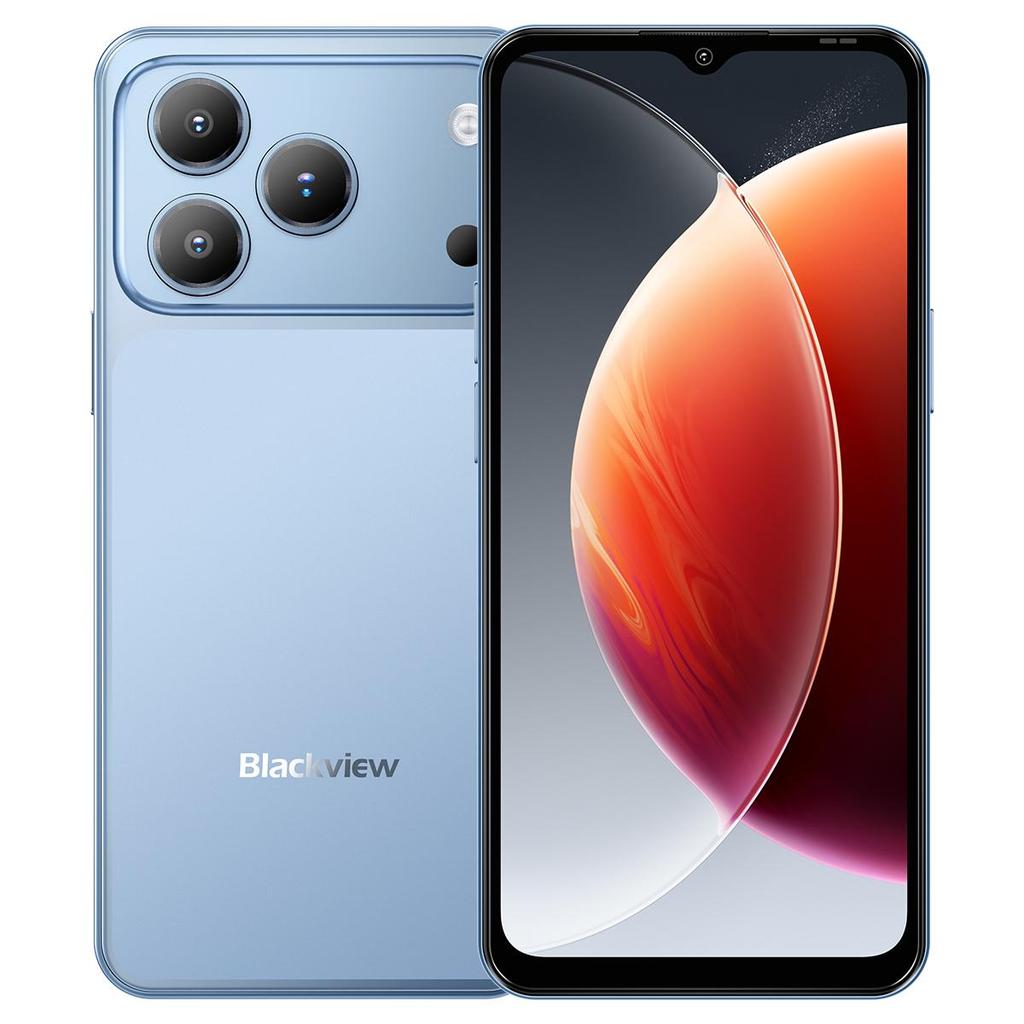 Blackview Wave 7C Android 16 Smartphone, 16GB RAM+64GB ROM(TF 2TB) Smartphone 5000mAh, 6.56" HD+ Screen, 32MP+13MP Camera, Dual SIM/Gemini AI/GPS