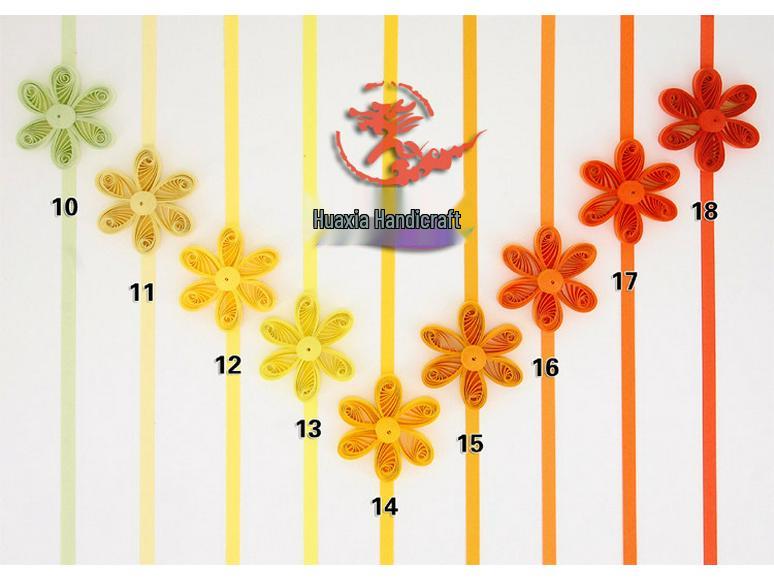 

Handmade Yellow Series 5mm Quilling Paper Strips Yellow 09, 20 strips per pack