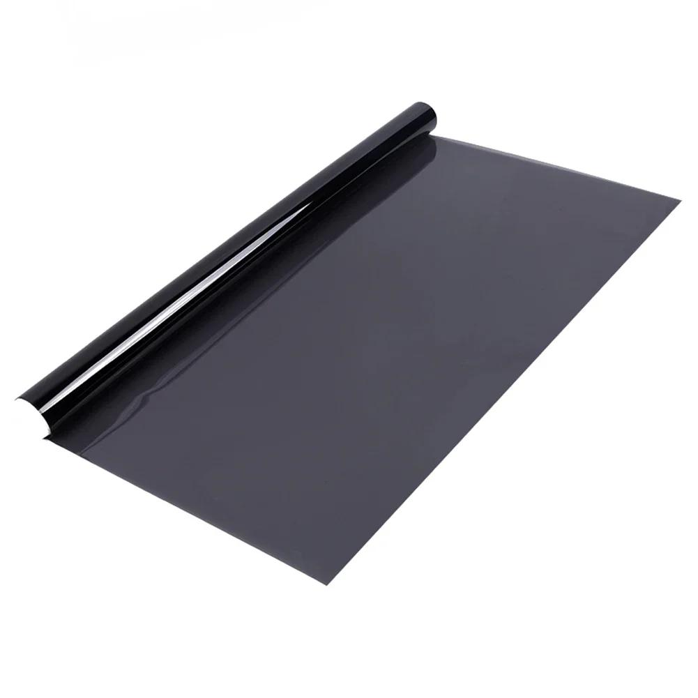 Boot Fahrzeug Anti-Glare Auto Anti-Fading Home Fenster Film PET Büro Schwarz Glas Rolle VLT Schatten 35% Haus Dekor