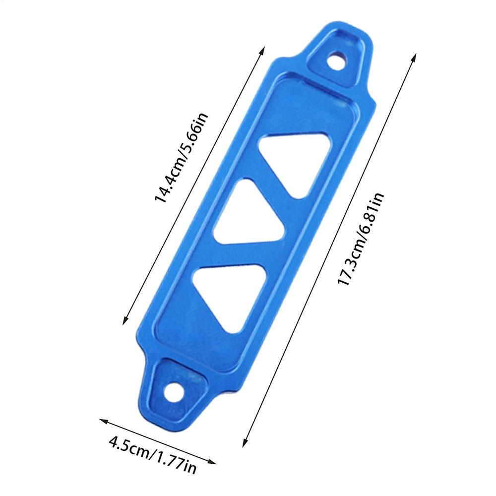 Battery Bracket Battery Tie Down Bracket Triangular Design Clamp Aluminum Alloy Tray For Automobile Trailer RV Truck