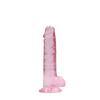 RealRock - Realistic dildo with balls 18 cm
