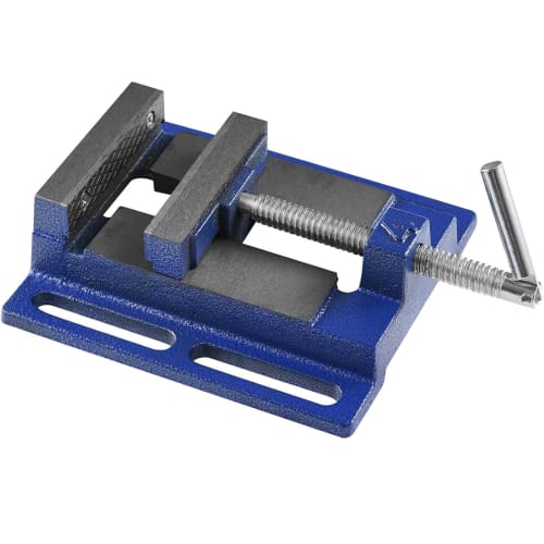 Nisorpa Bench Vise, Maximum Opening Width 11cm, Drill Press Vise, Drilling Work, Drill Press Vise, Table Vise, Cutting, Fixing, Compact Bench Vise