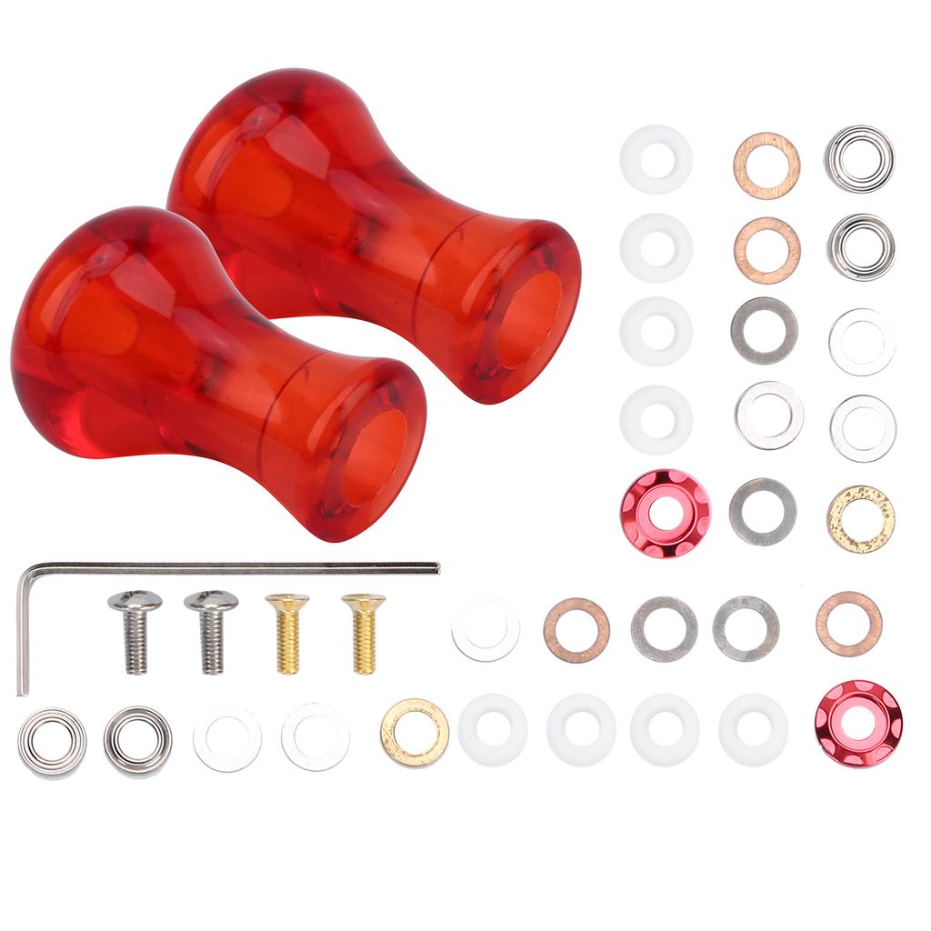 1Pair AMO Lure Fishing Reel Refit Handle Knob 27.5mm for Lowprofile Reel Spinning Reel