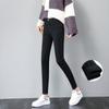 High-waisted velvet jeans for women in winter, new thickened pants with velvet m catties