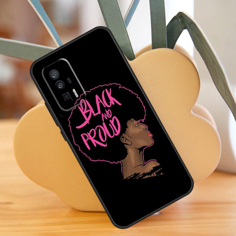 Beautiful Black Afro Girl Case For POCO X3 X6 F6 Pro M6 X5 F3 F5 M5s Xiaomi 13 14 Ultra 12 Lite 11T 12T 13T Pro Cover