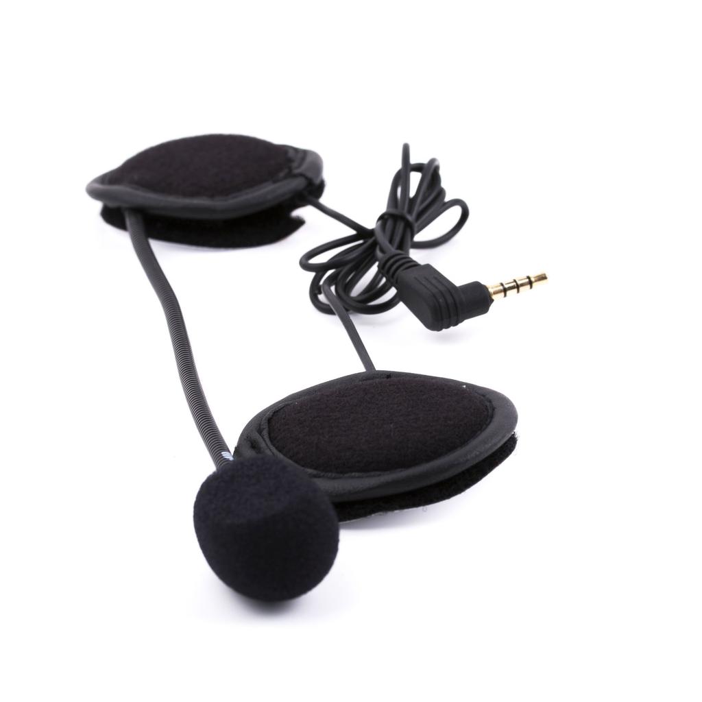Mihono Motorcycle Headphone Microphone Chuck Set V4/v6 Spare Earphone Microphone for 4Riders/6Riders V4/V6 Compatible