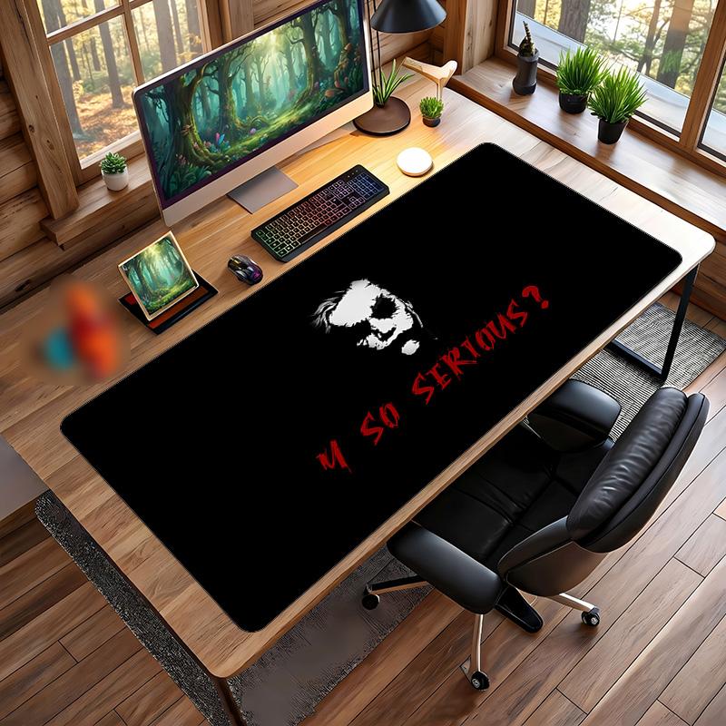 Tappetino Mouse Stampato Joker Antiscivolo Impermeabile Gomma Tappetino da Scrivania per Gaming Ufficio Laptop Decorazione Casa Regalo