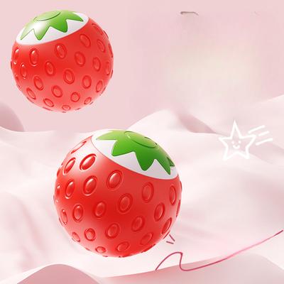 Strawberry Cat Ball Pet Toy Ball Rolling Ball Cat Self-Happiness Bite-resistant Automatic Rolling Ball