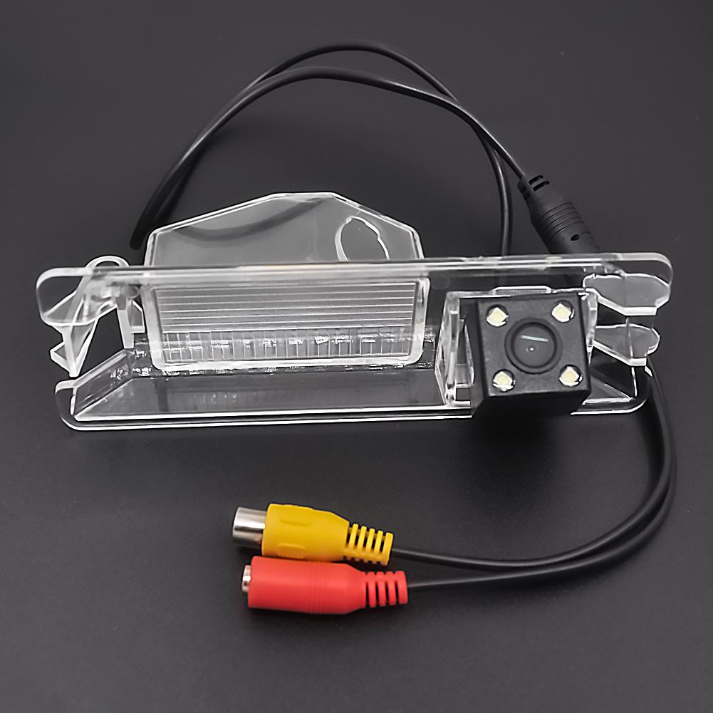 Car Rear View Reverse Backup Camera CCD CCD Night 4 LEDS For Nissan March Renault Logan