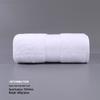 Extra Large 600g Pure Cotton White Bath Towel for Hotels, Guesthouses, and Salons; Customizable with Embroidered Logo