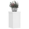 VidaXL Plant Stands 2 Pcs White 10x10x18 Cm Engineered Wood, Flower Stand, Pot Stand, Support for 852879