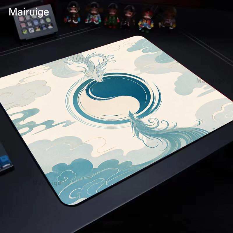 Yin-Yang Balance E-Sport Mauspade Gaming Dekoration PC Schreibtisch Zubehör Mauspade Teppich Büro Dekoration Setup Gamer Schreibtischpad