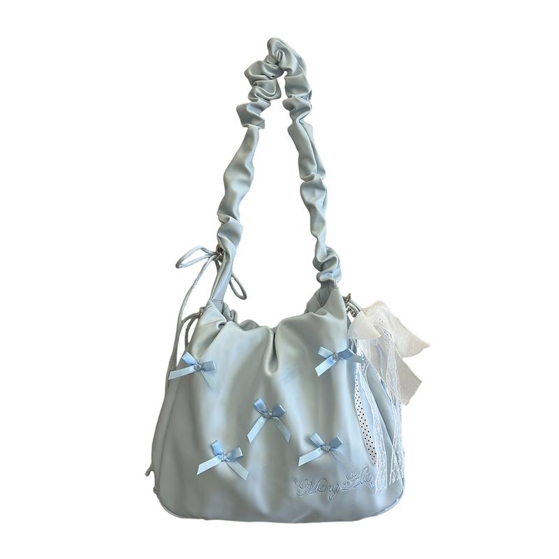Tote Bag Handbag Bow Shoulder Bag Large Capacity Women Crossbody Bag