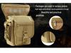 Men’s Outdoor Tactical Motorcycle Messenger & Cycling Leg Bag, Waterproof Waist Bag for Mobile Phone & Running Sports.