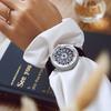 BEXEI Possession Collection Tower Apex Quartz Movement Genuine Leather Strap Watch Unisex Silver Dial 8801TJ