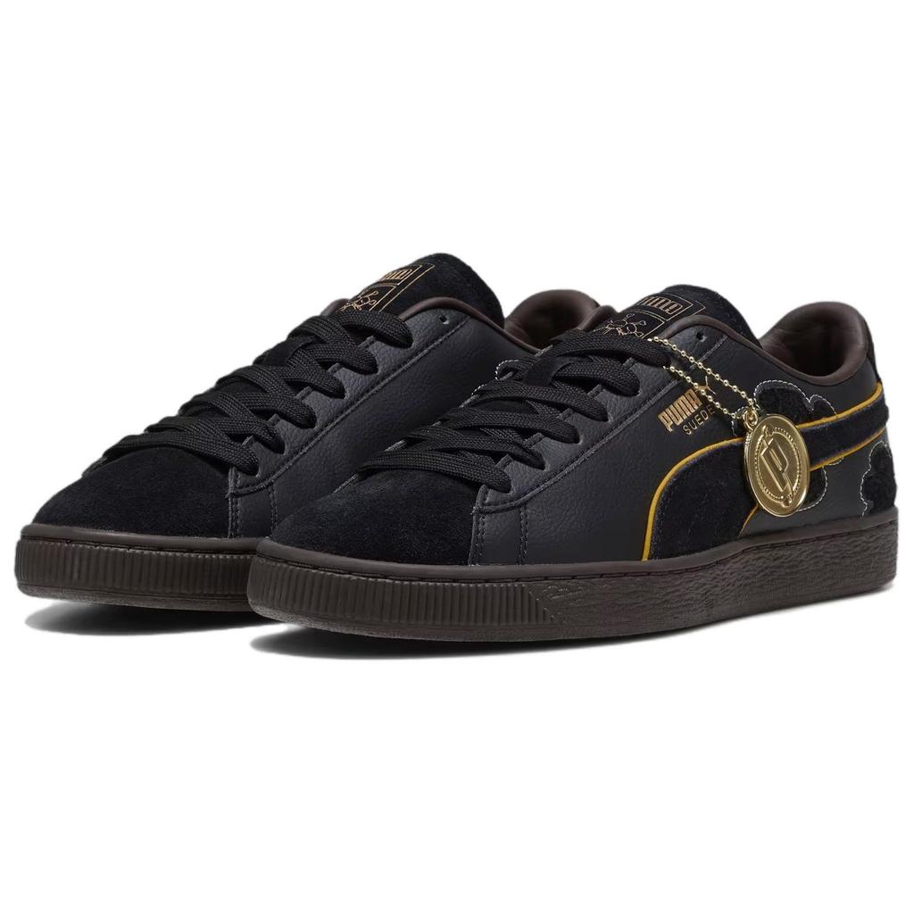 One Piece x Puma Suede Barbe Noire Chaussures pour Homme Chocolat Foncé 396525-01