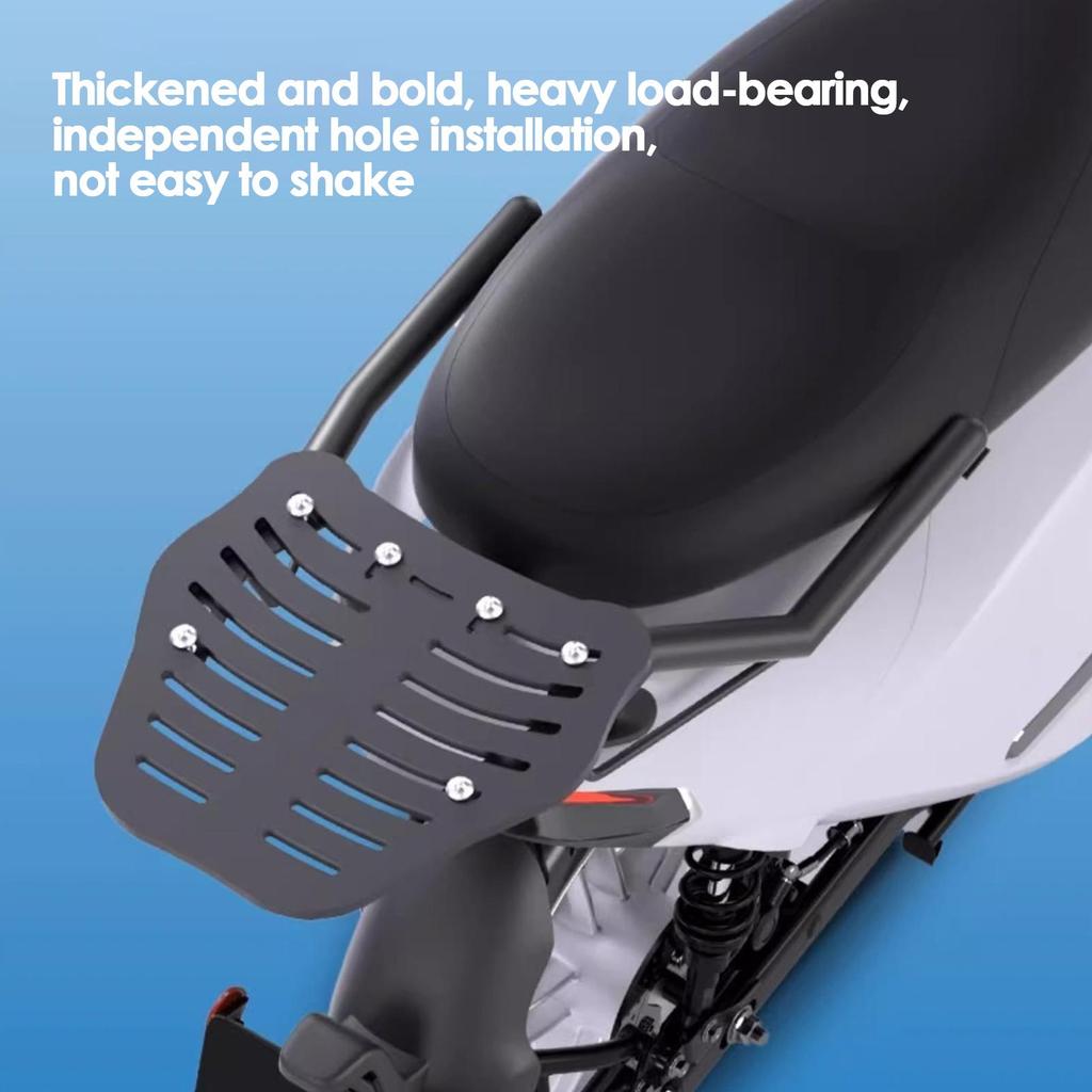 Motorcycle Adjustable Rear Luggage Rack Iron Tail Case Bracket Extender Carrier Motorcycle Cargo Rack Storage Box Support