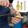 Air Compressor Hose Connector 8/10mm with Tightening Clamps for Pneumatic Tool and Air Hose Application Easy Installation